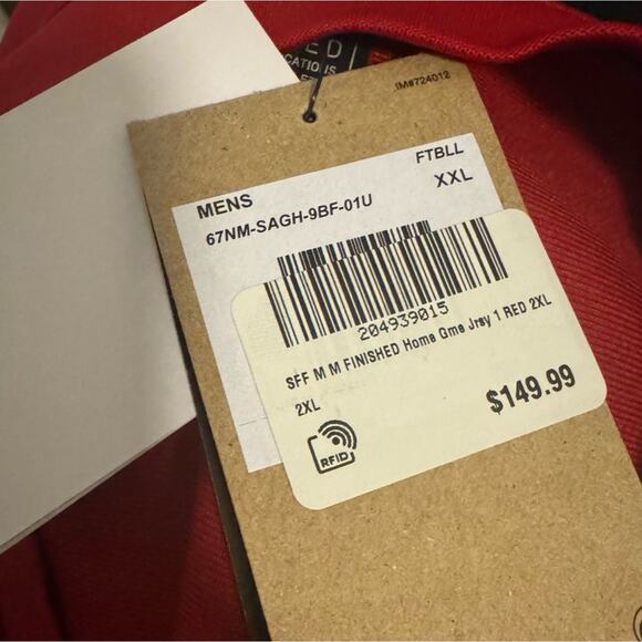 NWT RETAILS $150 49ers xxl Nike jersey - Picture 3 of 3